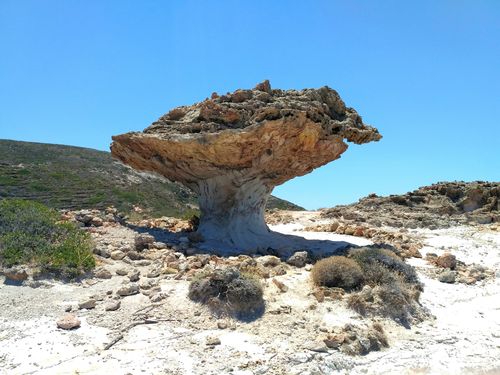 Circuit de randonnée Cyclades occidentales : Kimolos, rocher de Skiadi