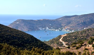 Village de Vathy sur l'île de Sifnos en Grèce