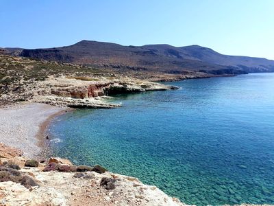 Randonnée en bord de mer en Crète de l'Est