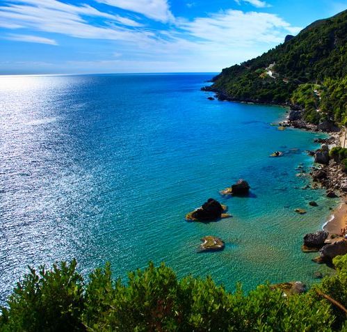 Plage de Myrtiotissa à Corfou