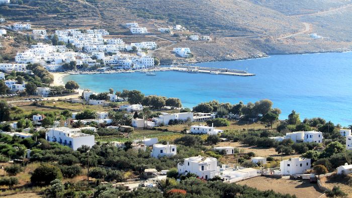 Randonnée à Amorgos : bord de mer