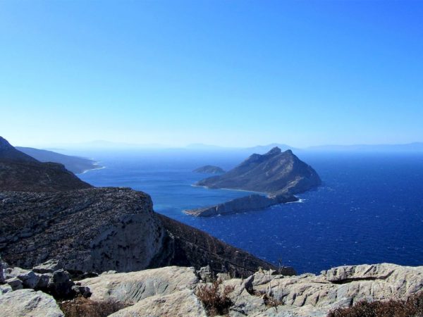 Randonnée en Grèce, Cyclades, Amorgos, Nikouria