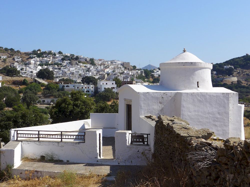 Randonnée en Grèce, Cyclades, Naxos, église