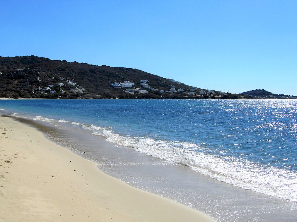 Randonnée en Grèce, Cyclades, Naxos, plage