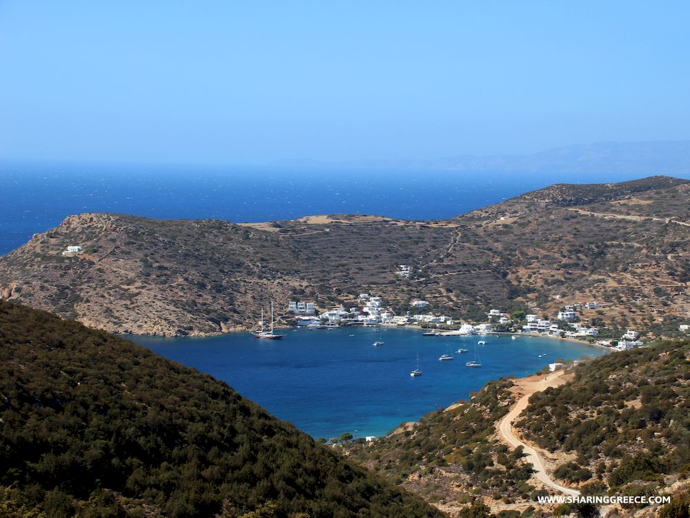 Randonnée en Grèce avec Sharing Greece, Cyclades, Sifnos, village de Vathy