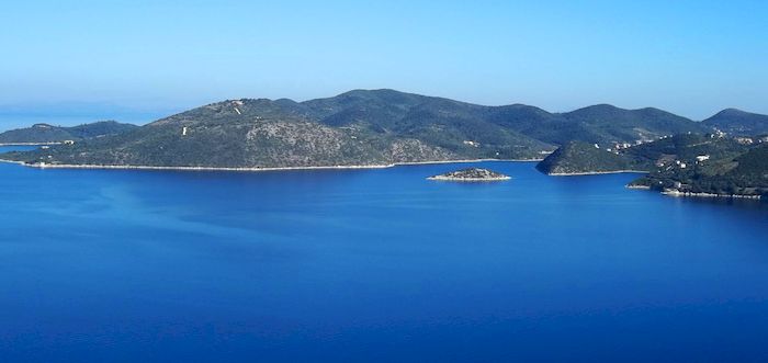 Vue sur les îles ioniennes en Grèce