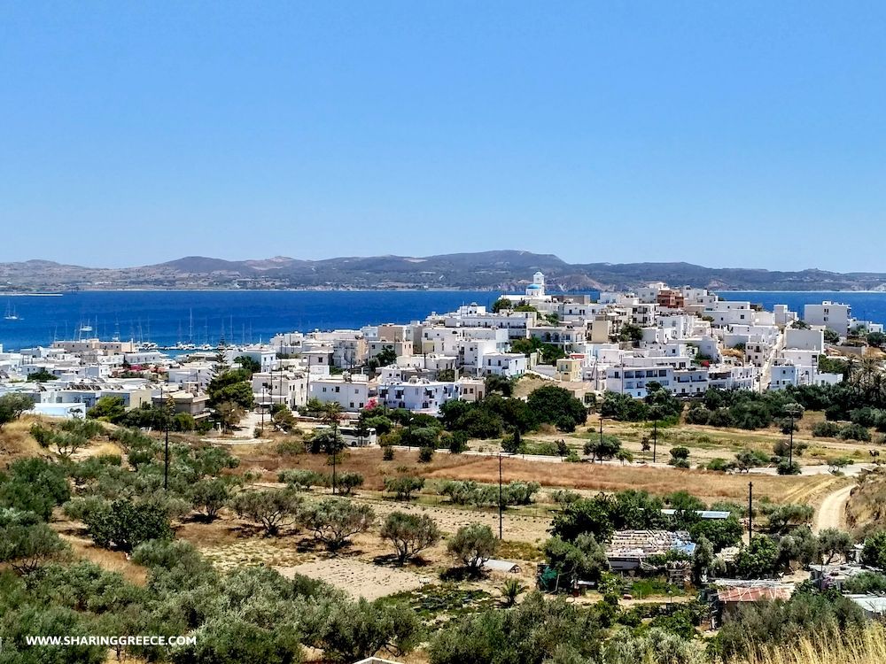 Randonnée en Grèce, Cyclades, Milos, village d'Adamantas