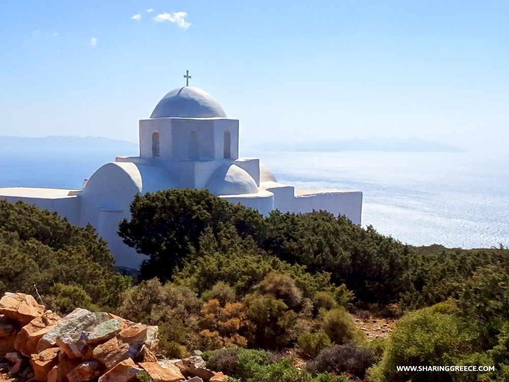 Randonnée en Grèce avec Sharing Greece, Cyclades, Sifnos, église Agios Nikolaos