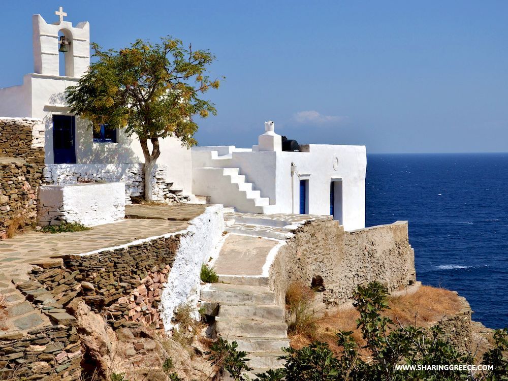 Randonnée en Grèce avec Sharing Greece, Cyclades, Sifnos, église de Metamorfosi tou Sotiros