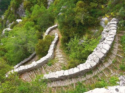 Rando grèce continentale, circuit Epire, Skala Vratedou