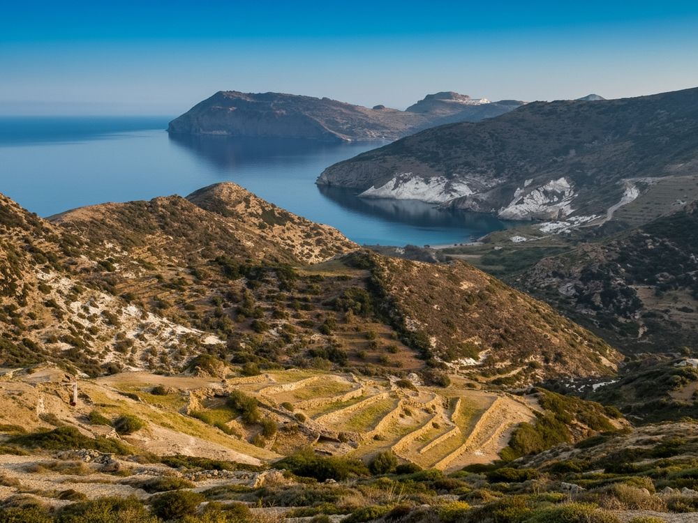 randonner a Kimolos grece